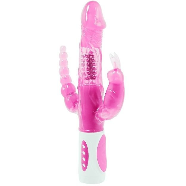 Baile – Triple Vibrateur Rotateur Pretty Bunny