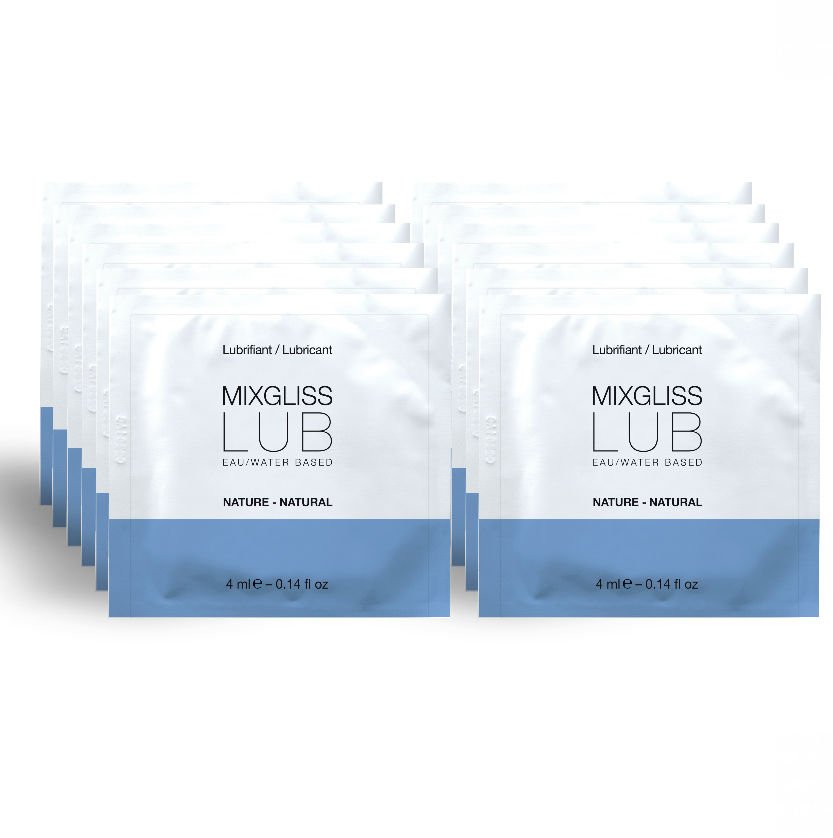 Mixgliss – Lubrifiant Naturel à Base d&rsquo;Eau 12 Unidose 4ml