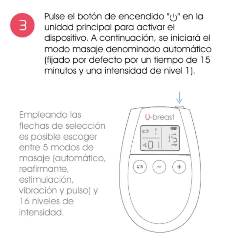 500 Cosmetics - Augmentation Mammaire U Mammaire Électrostimulation - Gabychou - Bien-être
