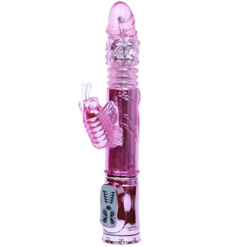 Baile - Vibrateur Rechargeable avec Stimulateur de Papillon Rotatif et Pulsatile - Gabychou - Jouets pour femmes