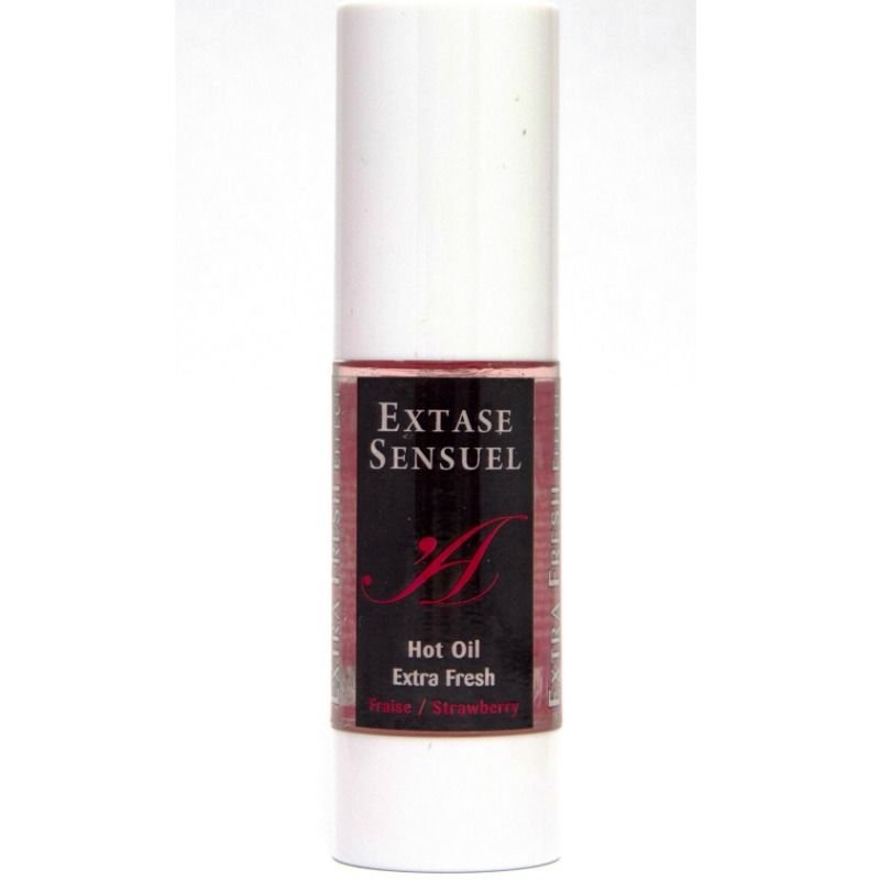 Extase Sensual - Huile de Massage Effet Fraise Extra Fraîche 30ml - Gabychou - Avec effet thermique