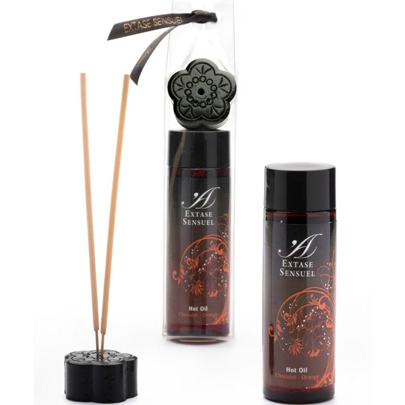Extase Sensual - Huile Stimulante Chocolat et Orange 100ml - Gabychou - Avec effet thermique