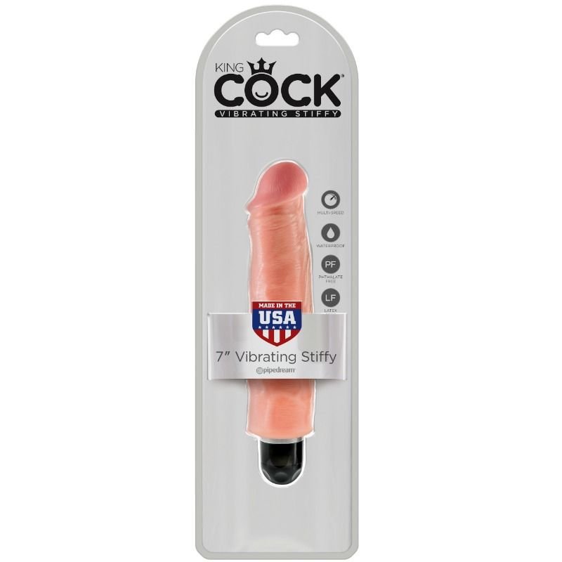 King Cock - Vibrateur Rigide Réaliste Naturel 17.8 cm - Gabychou - Vibrateurs