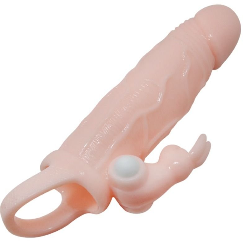Baile - Couvercle de Pénis Brave Man avec Chair de Lapin et Double Moteur 16.5 cm - Gabychou - Accessoires Pénis