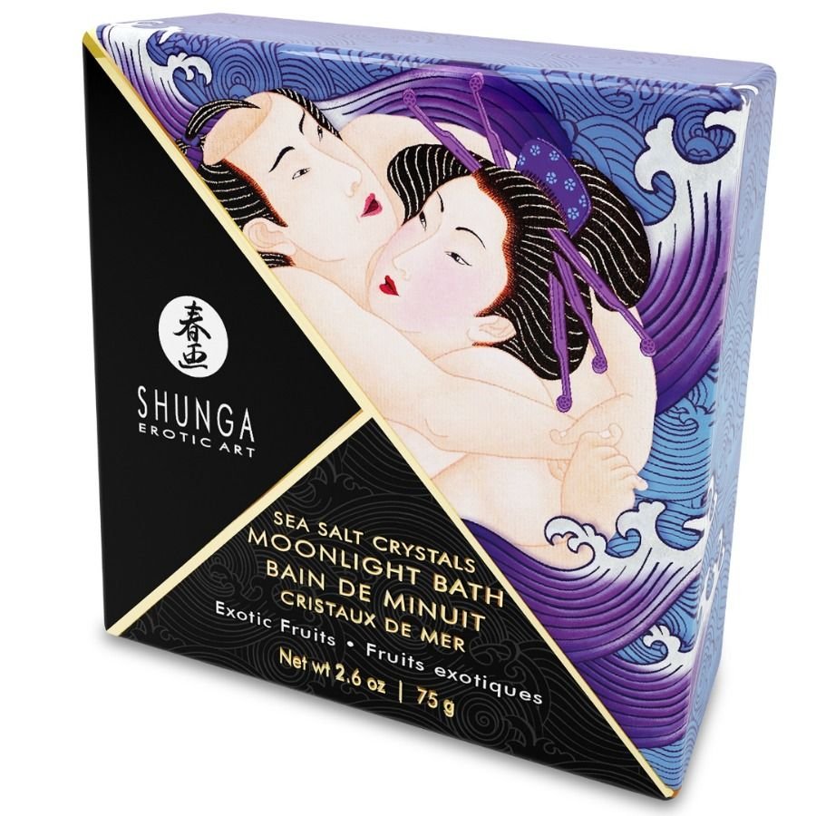 Shunga – Sels de Bain Goût Violet Exotique 75g