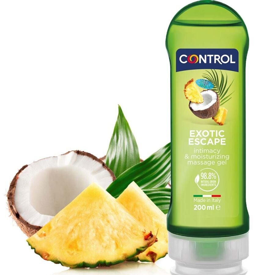 Control – Massage et Plaisir Exotique 2 en 1, 200ml