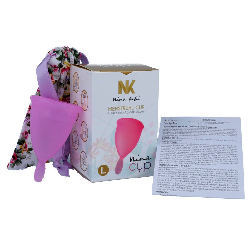 Nina Kikí – Coupe Menstruelle Violet Taille L