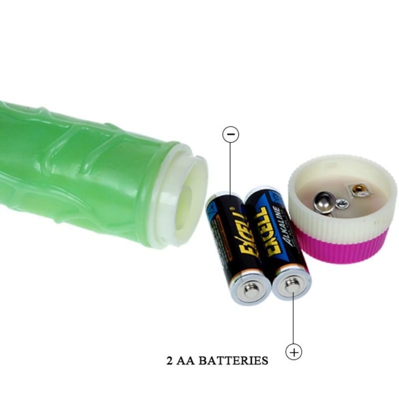 Baile - Vibrateur Vagues de Plaisir 23 Cm Vert - Gabychou - Vibrateurs
