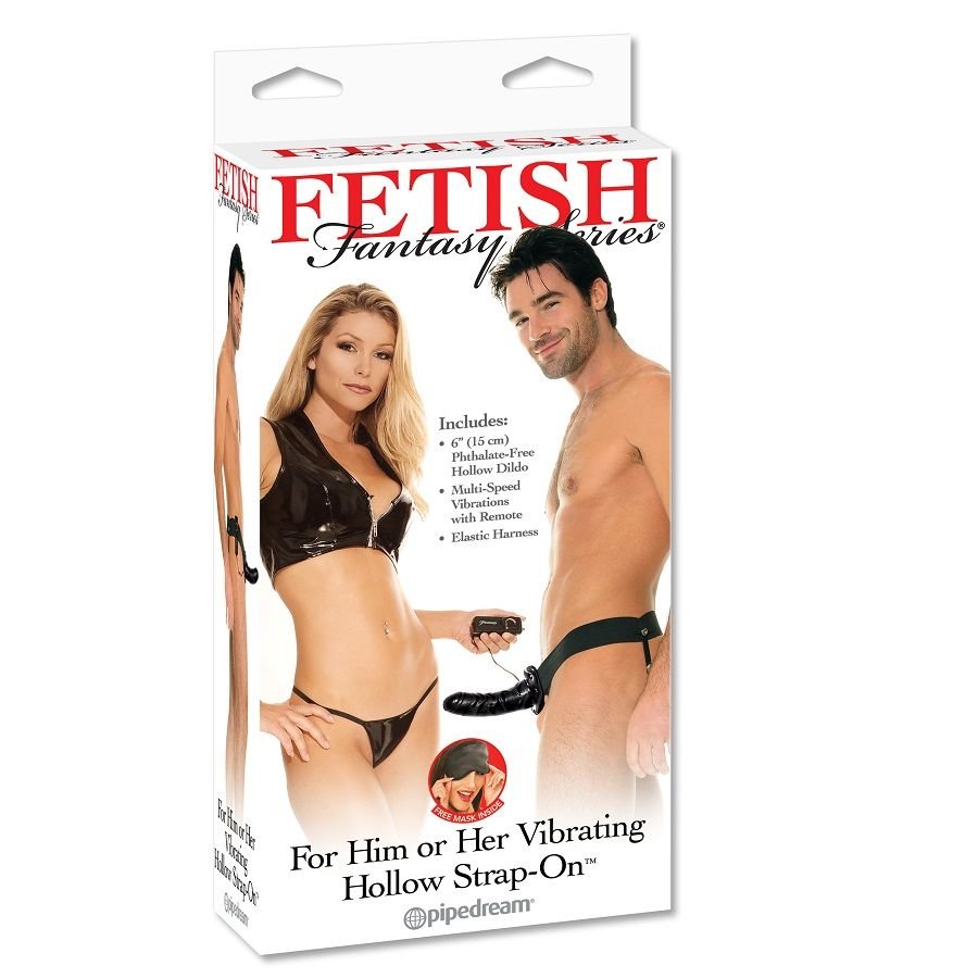 Fetish Fantasy Series - Sangle Creuse Vibrante Pour Elle Ou Lui Noir - Gabychou - Accessoires Pénis