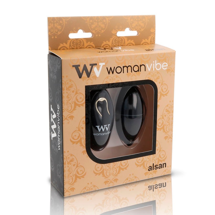 Womanvibe - Œuf Télécommandé Alsan en Silicone Noir - Gabychou - Vibrateurs