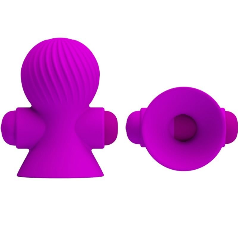 Pretty Love - Stimulateurs de Tétons 12 Modes Vibration Lilas - Gabychou - Jouets pour femmes