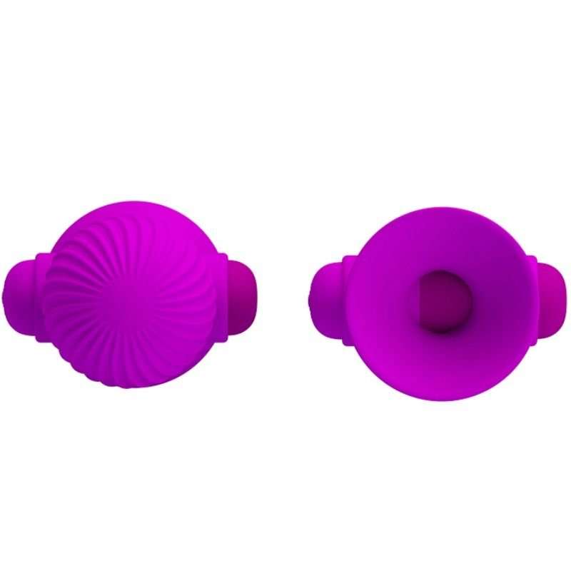 Pretty Love - Stimulateurs de Tétons 12 Modes Vibration Lilas - Gabychou - Jouets pour femmes