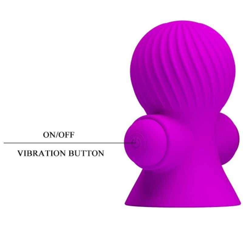 Pretty Love - Stimulateurs de Tétons 12 Modes Vibration Lilas - Gabychou - Jouets pour femmes