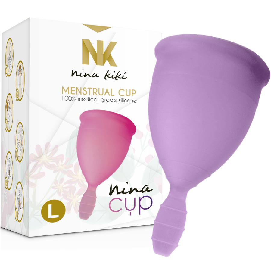 Nina Kikí - Coupe Menstruelle Violet Taille L - Gabychou - Bien-être