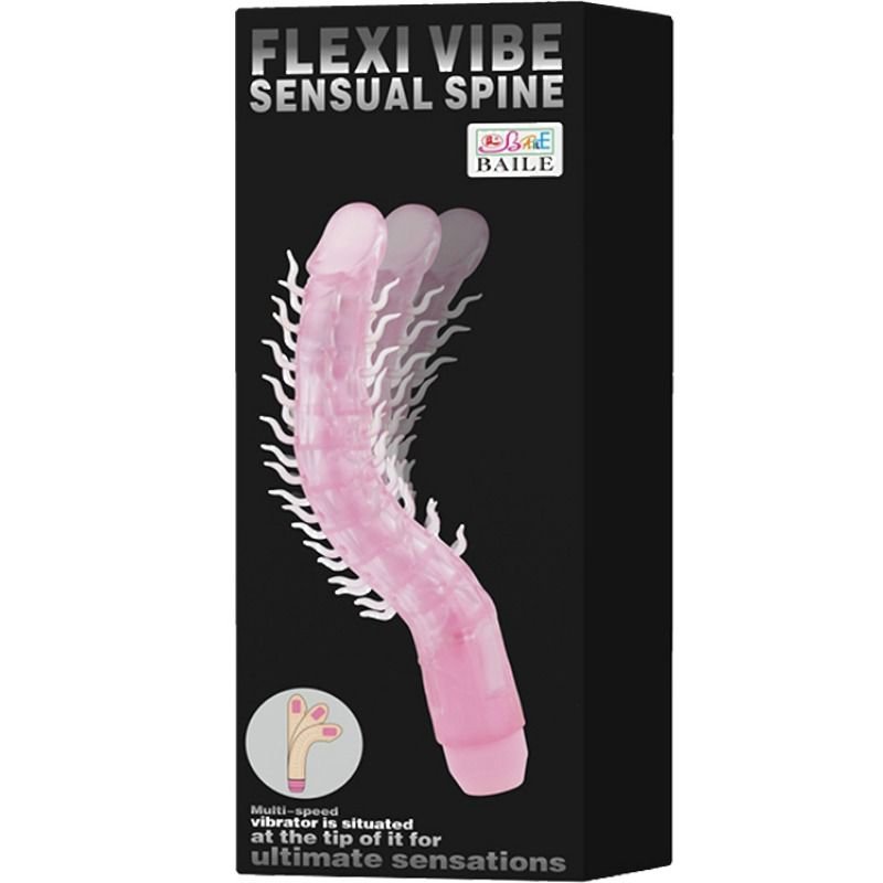 Baile - Gode Vibrant Pliable Flexi Vibe Sensual Spine Lilas 23.5 Cm - Gabychou - Vibrateurs