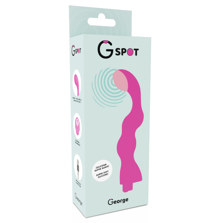 G-spot - Vibrateur George Gomme Rose - Gabychou - Vibrateurs