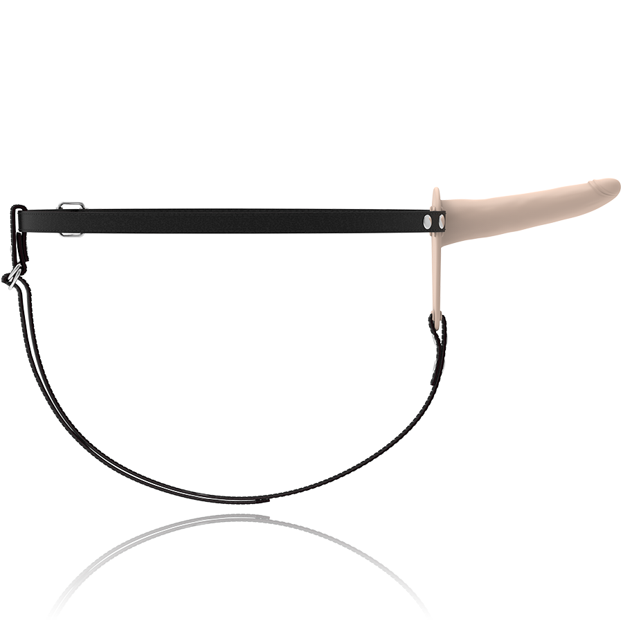 Fetish - Harnais Soumis Vibrateur Silicone Chair 15 Cm - Gabychou - Harnais