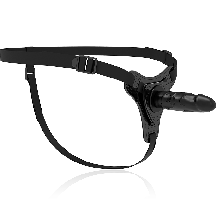 Fetish - Harnais Soumis en Silicone Noir Réaliste 15 Cm - Gabychou - Harnais