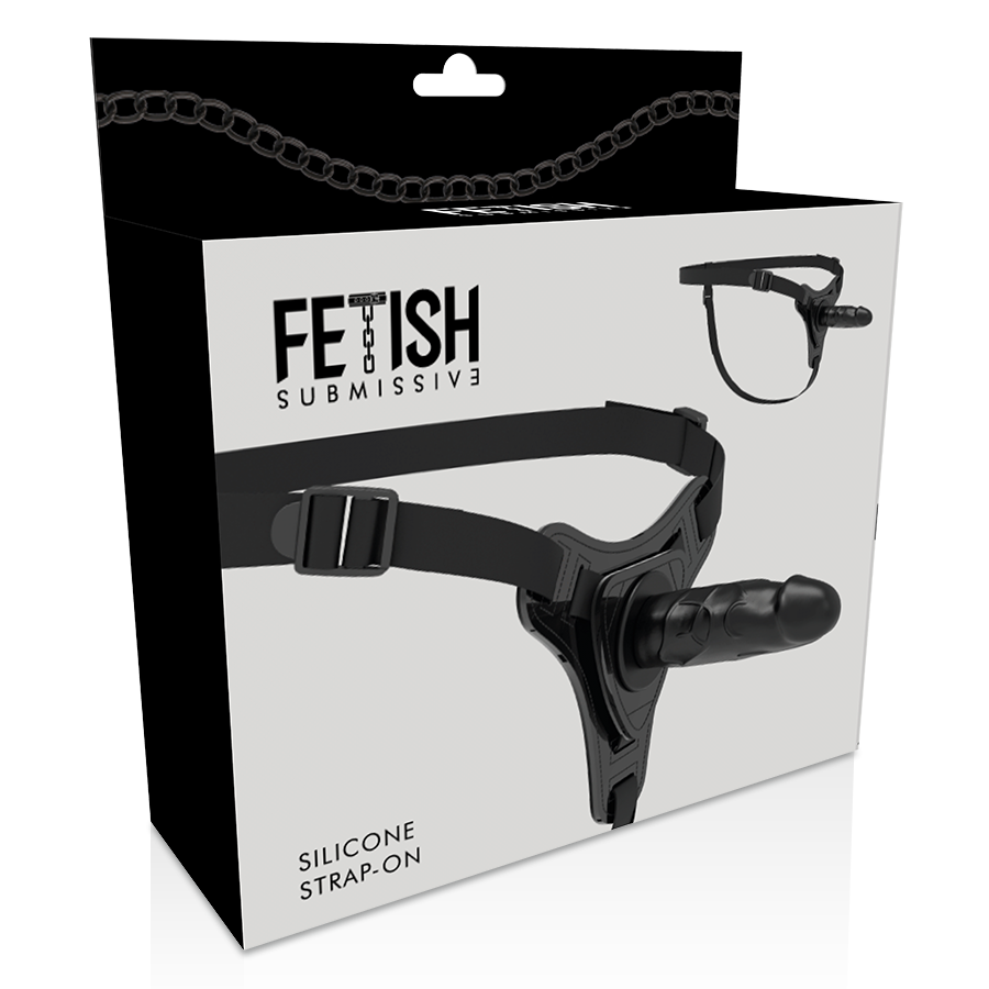 Fetish - Harnais Soumis en Silicone Noir Réaliste 15 Cm - Gabychou - Harnais