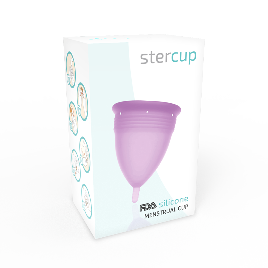 Stercup - Coupe Menstruelle en Silicone FDA Taille L Lilas - Gabychou - Bien-être