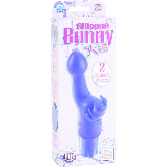 California Exotics - Lapin Kiss en Silicone Violet - Gabychou - Vibrateurs