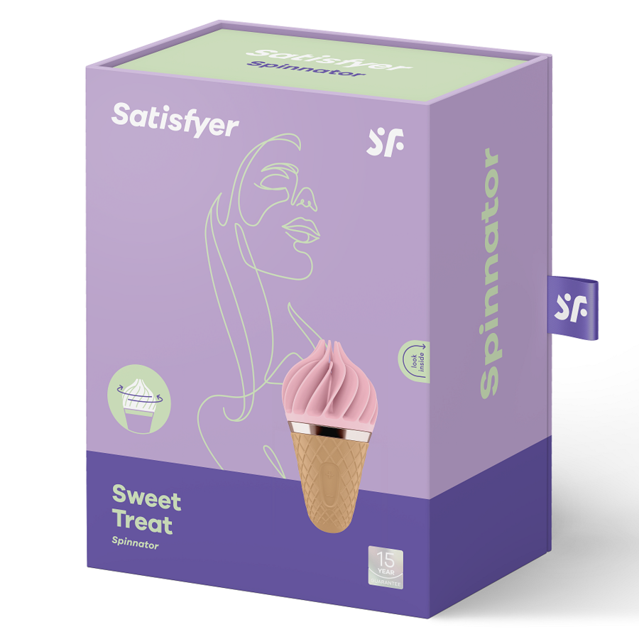 Satisfyer Spinnator Sweet Treat - Noir - Gabychou - Jouets pour femmes