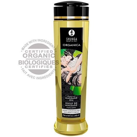 Shunga – Huile de Massage Naturelle Bio 240ml