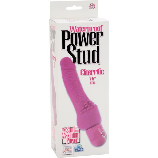 California Exotics - Vibrateur Power Stud Cliterrific Rose - Gabychou - Jouets pour femmes