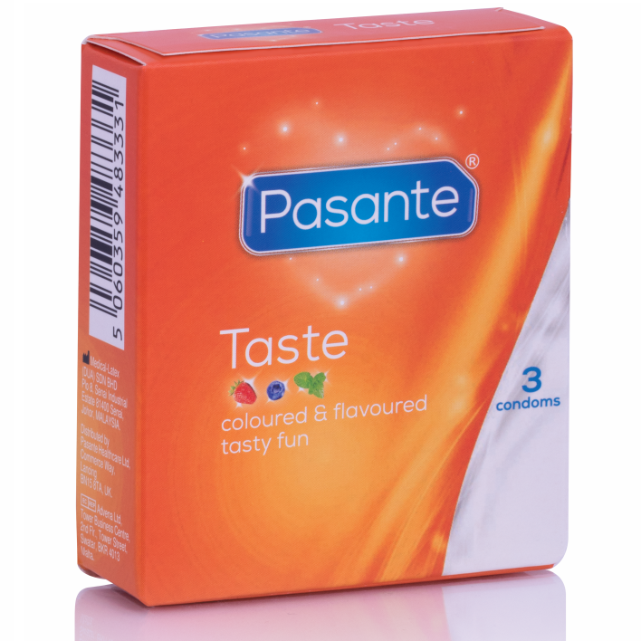 Pasante – Préservatifs Saveurs 3 Unités
