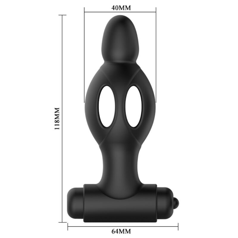 Mr Play - Plug Anal en Silicone avec Vibration - Gabychou - Anal