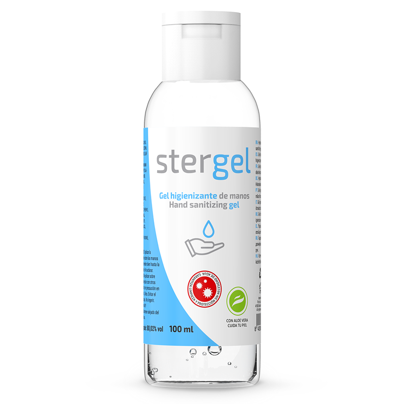 STERGEL - HYDROALCOHOLIC HAND SANITIZING GEL ALOE VERA 100ML - Gabychou - Bien-être