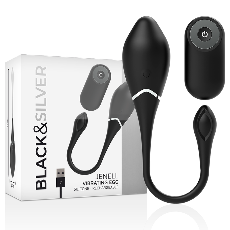 Blacksilver – Œuf Vibrant Rechargeable Jenell
