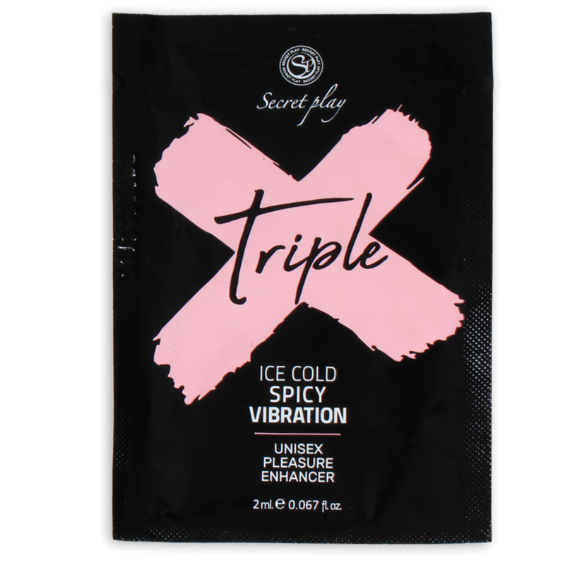Secretplay – Intensificateur de Plaisir Unidose Triple X