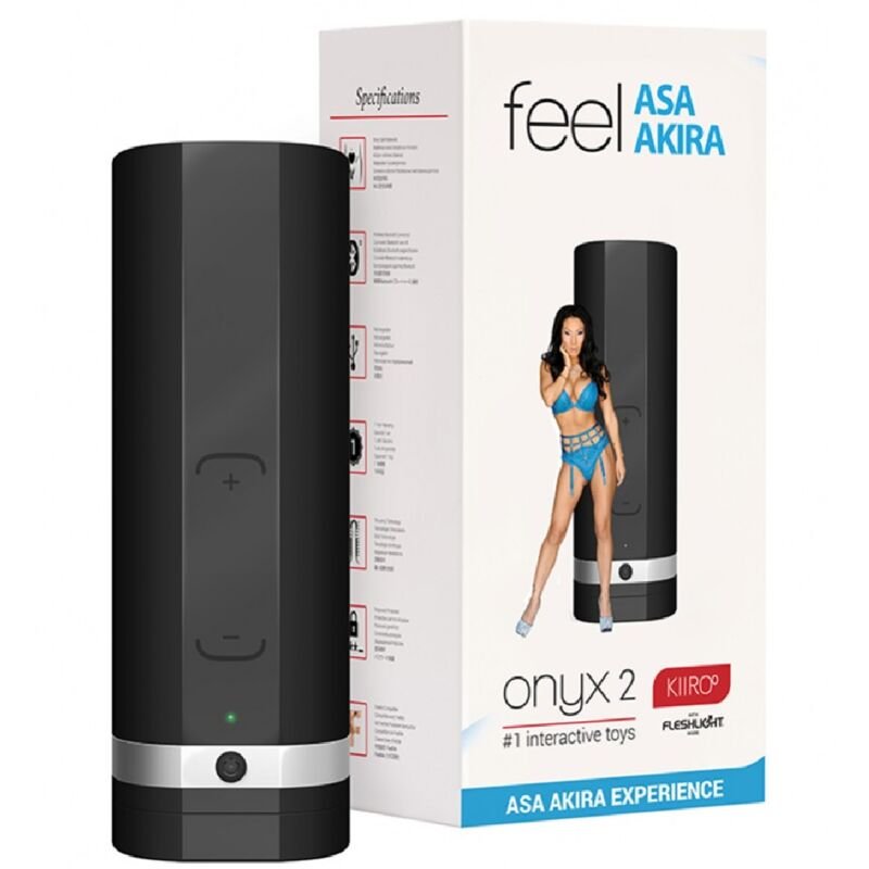 Kiiroo - Masturbateur Télécommandé Onyx+ Asa Akira Experience - Gabychou - Jouets sexuels pour hommes