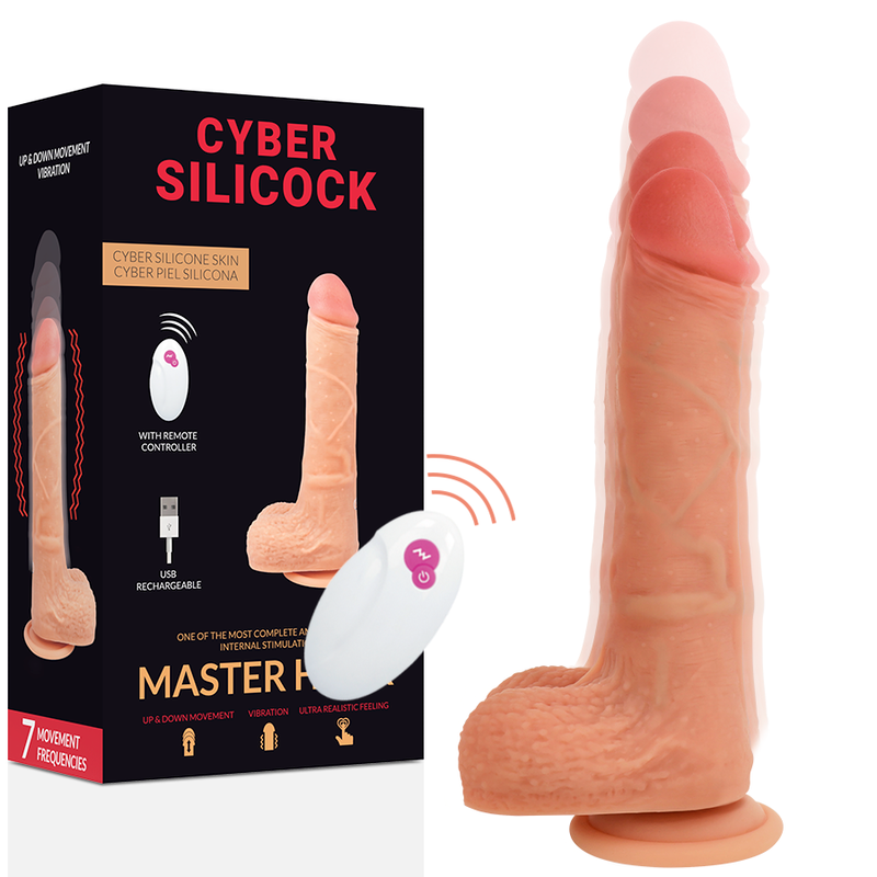 Cyber Silicock – Maître Réaliste Télécommandé Huck 20.9 cm – 4 cm