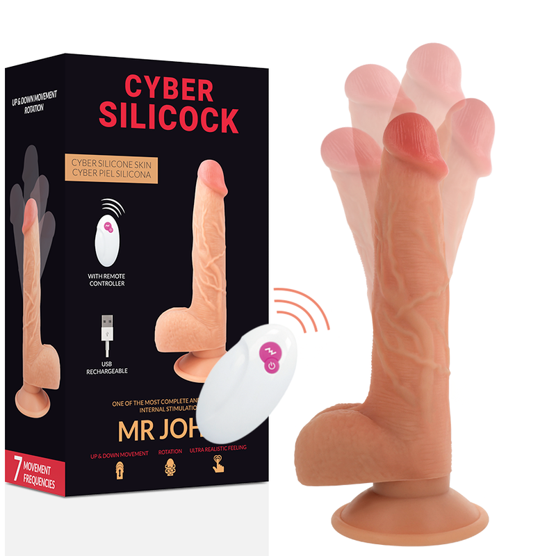 Cyber Silicock – Télécommande Réaliste Mr John 23.88cm-4.3cm