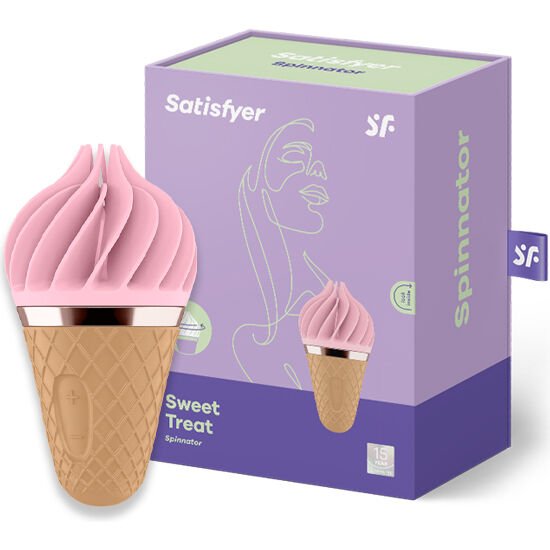 Satisfyer Spinnator Sweet Treat - Noir - Gabychou - Jouets pour femmes