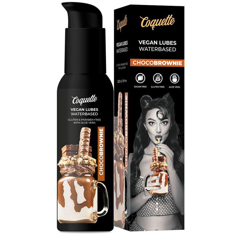 Coquette Chic Desire - Lubrifiant Végétalien Chocobrownie Premium Experience 100ml - Gabychou - Aux saveurs délicieuses