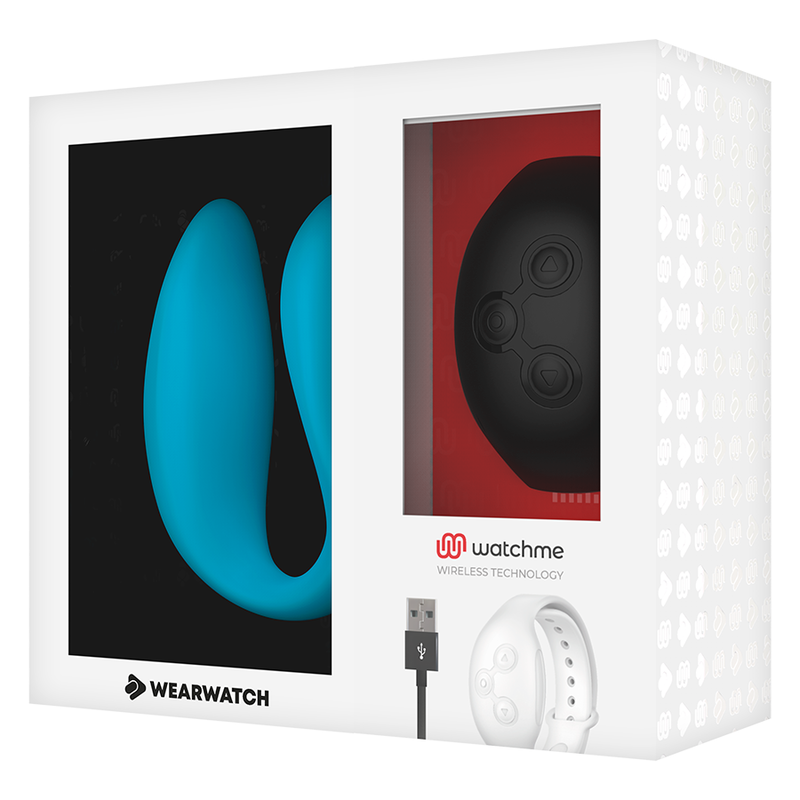 Wearwatch - Vibrateur Double Technologie Watchme Indigo / Jet - Gabychou - Jouets pour femmes