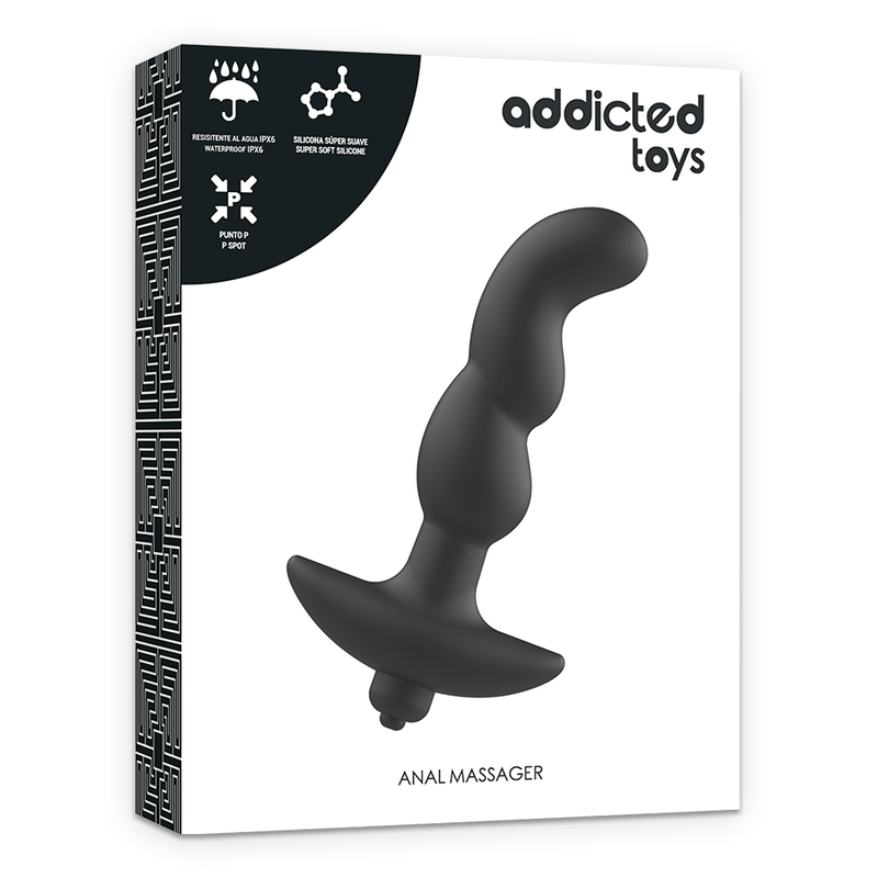 Addicted Toys - Masseur Anal Avec Vibration Noir Modèle 2 - Gabychou - Anal